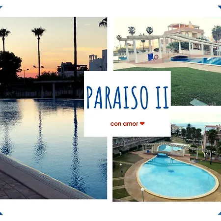 Paraiso Ii, Piscina, Barbacoa, Padel ,parking, Primera Linea Del Mar Apartment *