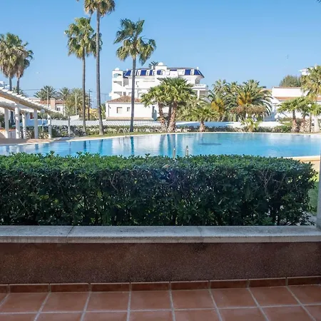 Apartment Paraiso Ii, Piscina, Barbacoa, Padel ,parking, Primera Linea Del Mar